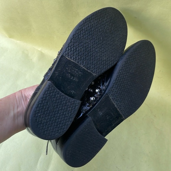 Vintage black Dolce & Gabbana all leather loafers